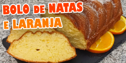 Bolo de Natas e laranja