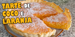 Tarte de Coco e Laranja