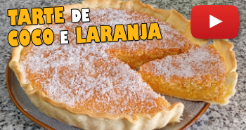 Tarte de Coco e Laranja